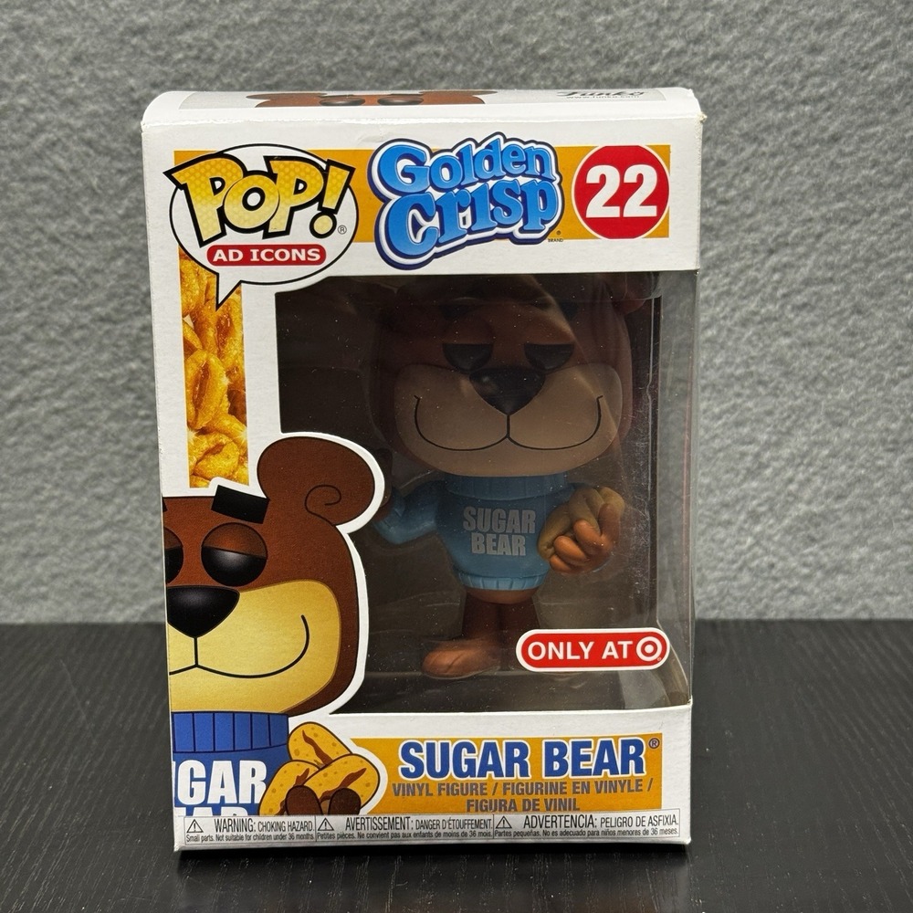 Funko Pop Ad Icons Sugar Bear Target Exclusive 22 Cereal Mascot Toy Vinyl Figure